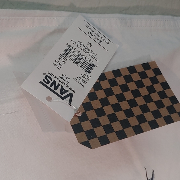 VANS Men's Houser Short Sleeve Nautical Print Shirt - size Med - NEW w/tag FIRE! - Picture 4 of 11